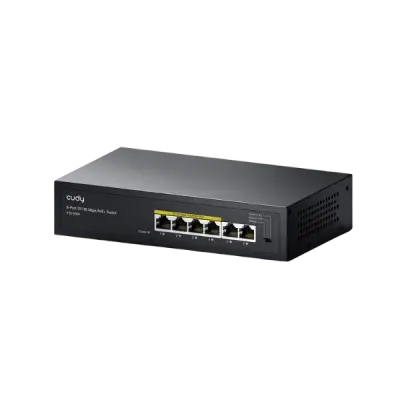 CUDY FS1006P - 6-Port 10/100M PoE+ Switch 65W - 1