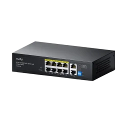 CUDY FS1010P - 8-Port 10/100M PoE+ Switch with 2 Uplink Ports 120W - 1