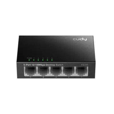 CUDY FS105 - 5-Port 10/100 Mbps Metal Switch - 1