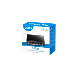 CUDY FS105 - 5-Port 10/100 Mbps Metal Switch - 2