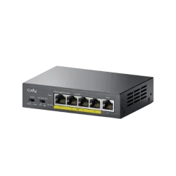 CUDY GS1005P - 5-Port Gigabit PoE+ Switch 60W - 1