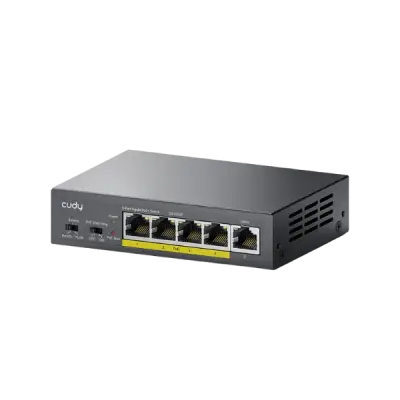CUDY GS1005P - 5-Port Gigabit PoE+ Switch 60W - 1