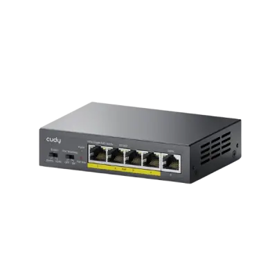 CUDY GS105P - 5-Port Gigabit PoE+ Switch 36W - 1