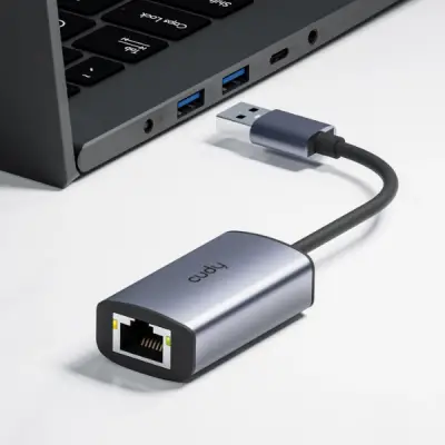 CUDY UE10A - USB-A to Ethernet Adapter - 2