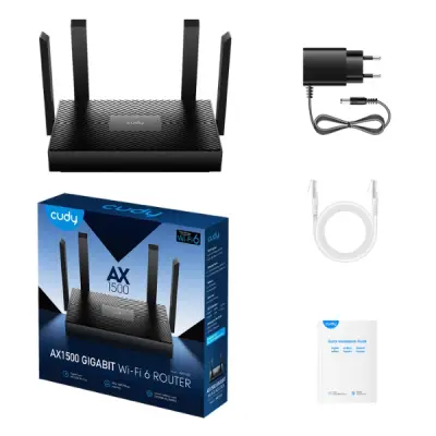 CUDY WR1500 - AX1500 Gigabit Wi-Fi 6 Mesh Router - 6