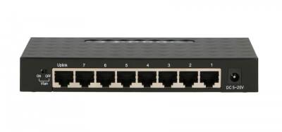 EXTRALINK ENYO 8-PORT GIGABIT DESKTOP SWITCH - 1