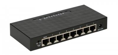 EXTRALINK ENYO 8-PORT GIGABIT DESKTOP SWITCH - 4