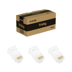 FRISBY FNW-RJ4519N RJ45 UTP 100 PIECES CONNECTOR - 1