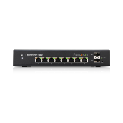 ES-8-150W EDGEMAX EDGESWITCH 8 GIGABIT POE PORTS, 2 SFP PORTS, 150W - 2