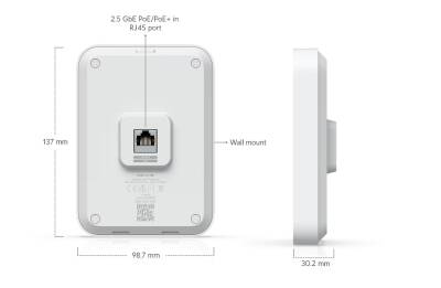 Ubiquiti U7-IW WiFi 7/2.5 GbE PoE - 6