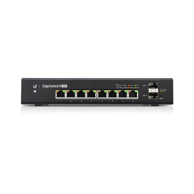 ES-8-150W EDGEMAX EDGESWITCH 8X GIGABIT POE PORTS, 2X SFP PORTS, 150W - 2